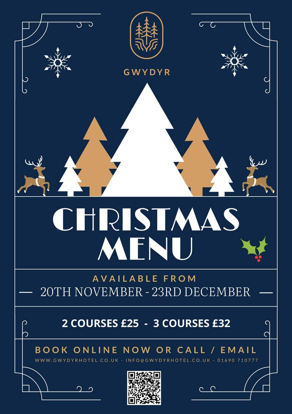 Christmas Party & Meal Menu