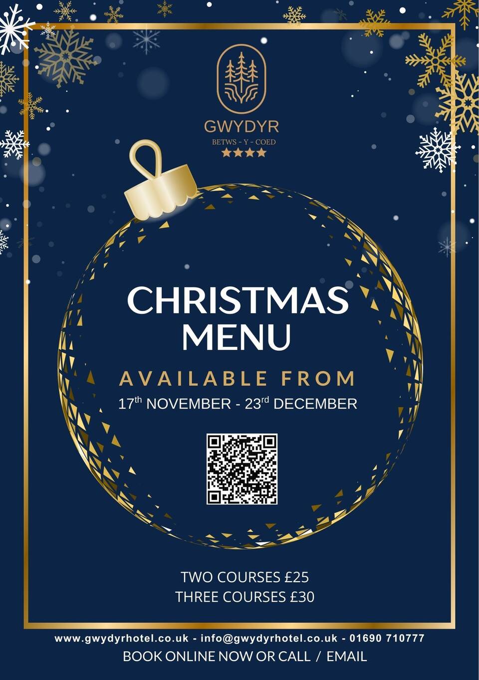 Christmas Party & Meal Menu