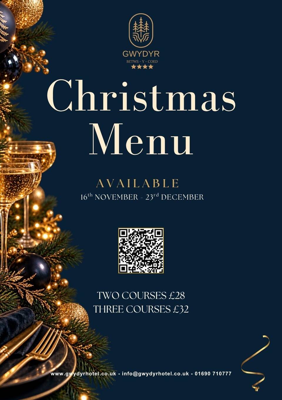 Christmas Party & Meal Menu